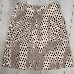 Margaret M Beige w Black/ White Mod Dot Skirt (S)